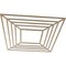Ekena Millwork Raven Wood Fretwork Pierced Ceiling Medallion, Hickory, 36"OD x 13 1/4"ID x 1/4"T CMWP36X36X0250RAHI - alternate 3